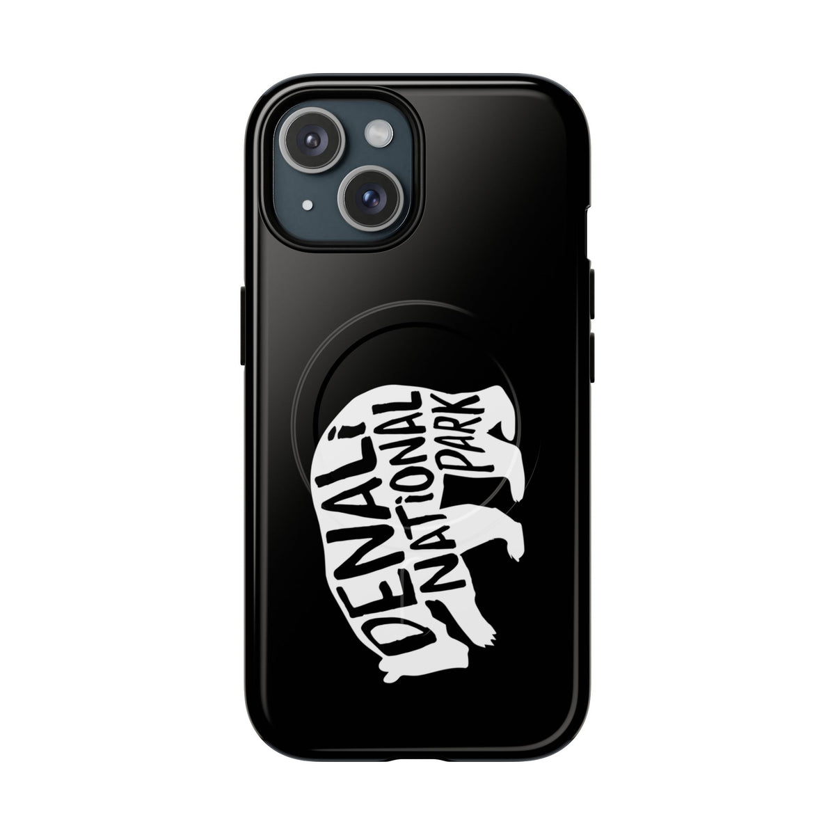 Denali National Park iPhone Case with MagSafe - Grizzly Bear Design