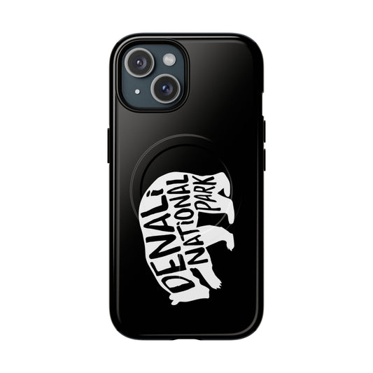 Denali National Park iPhone Case with MagSafe - Grizzly Bear Design