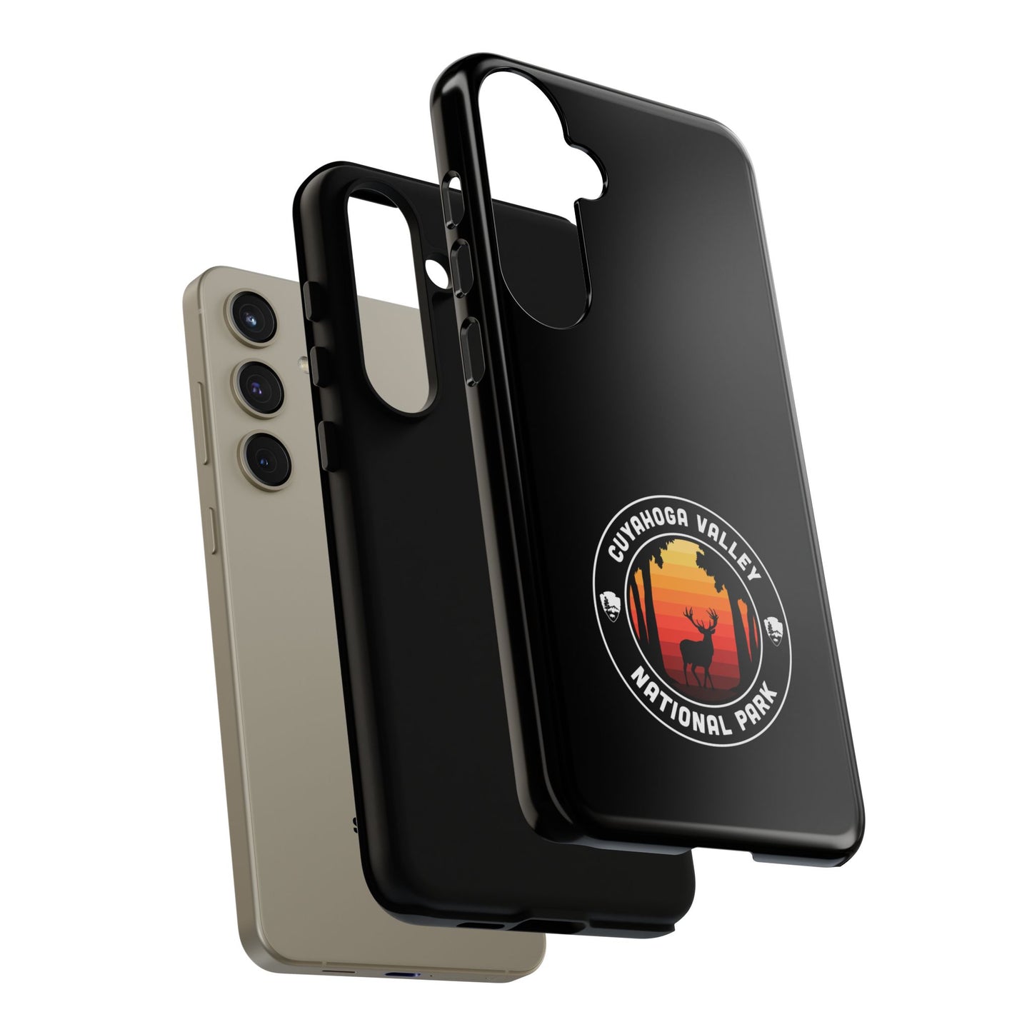 Cuyahoga Valley National Park Phone Case - Round Emblem Design