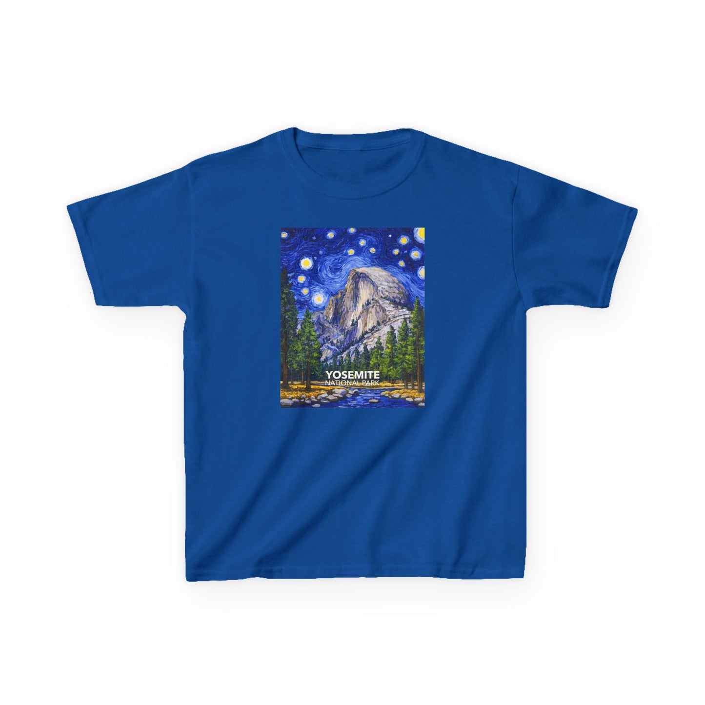 Yosemite National Park Child T-Shirt - The Starry Night