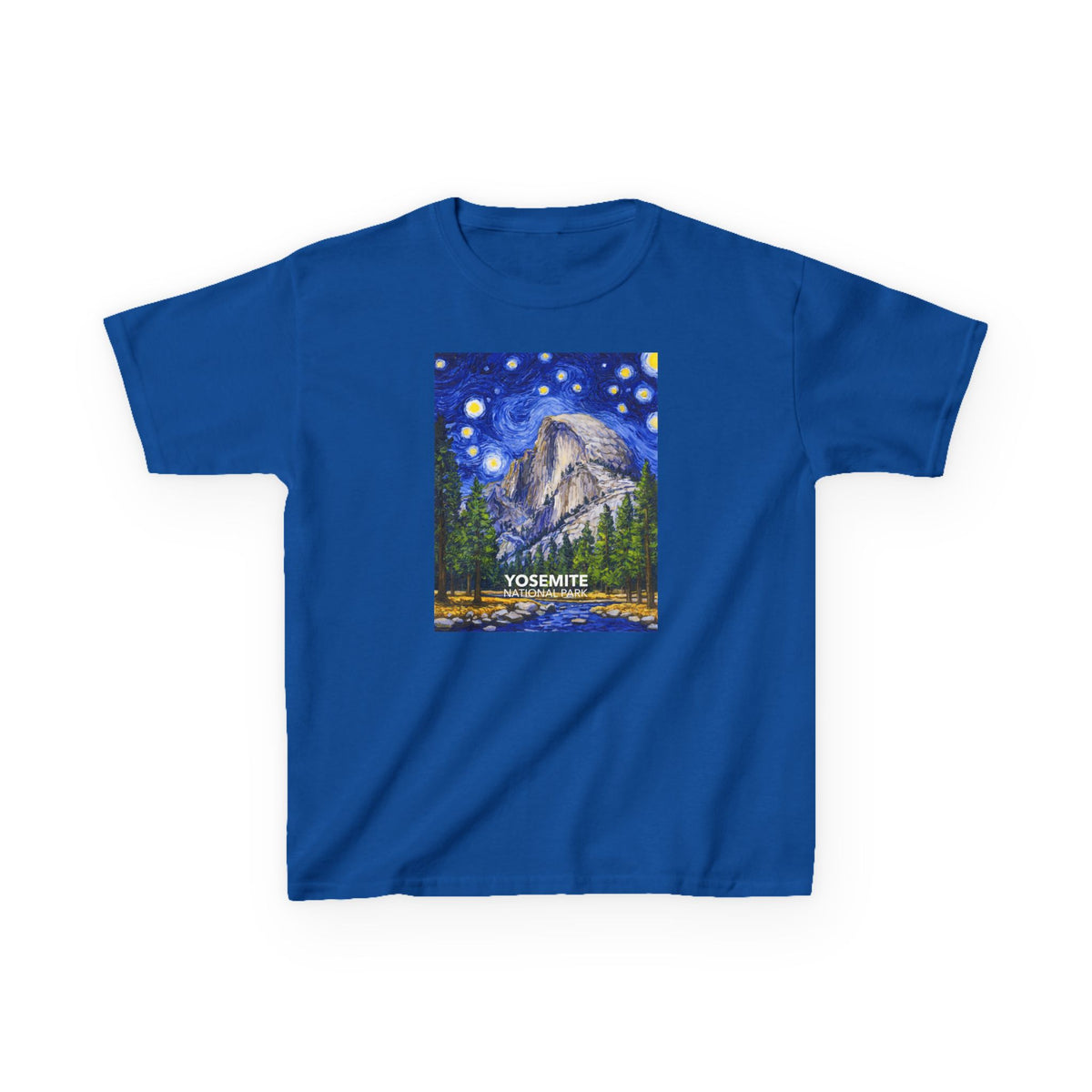 Yosemite National Park Child t-shirt — Van Gogh ‘Starry Night’-style design