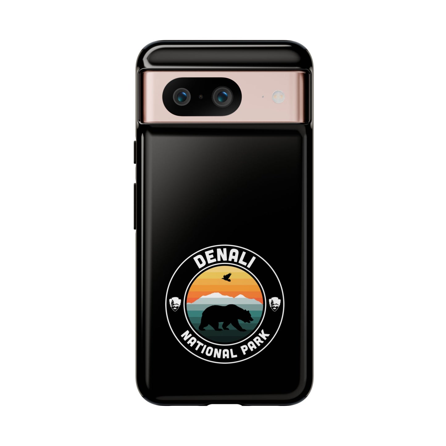 Denali National Park Phone Case - Round Emblem Design
