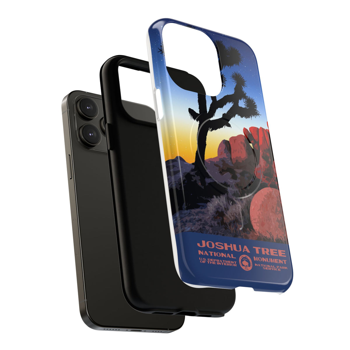 Joshua Tree National Park iPhone Case with MagSafe - Night