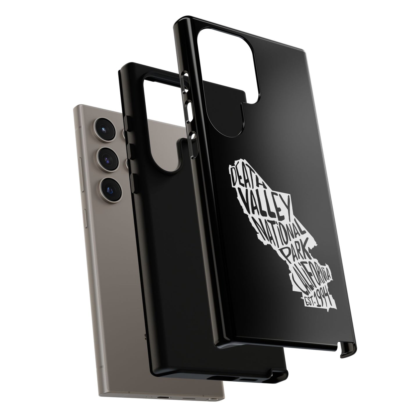 Death Valley National Park Phone Case - Map Design