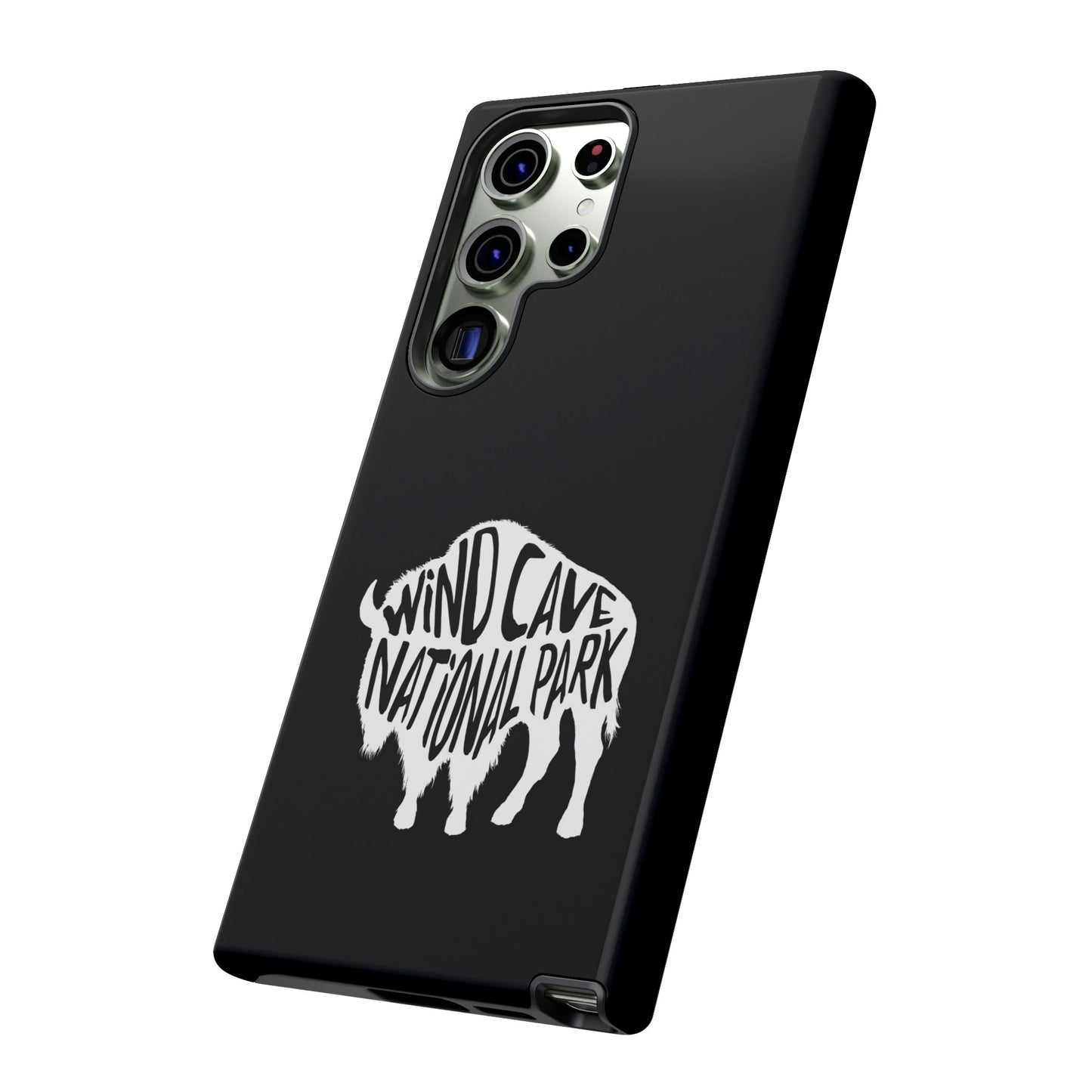 Wind Cave National Park Phone Case - Bison Design