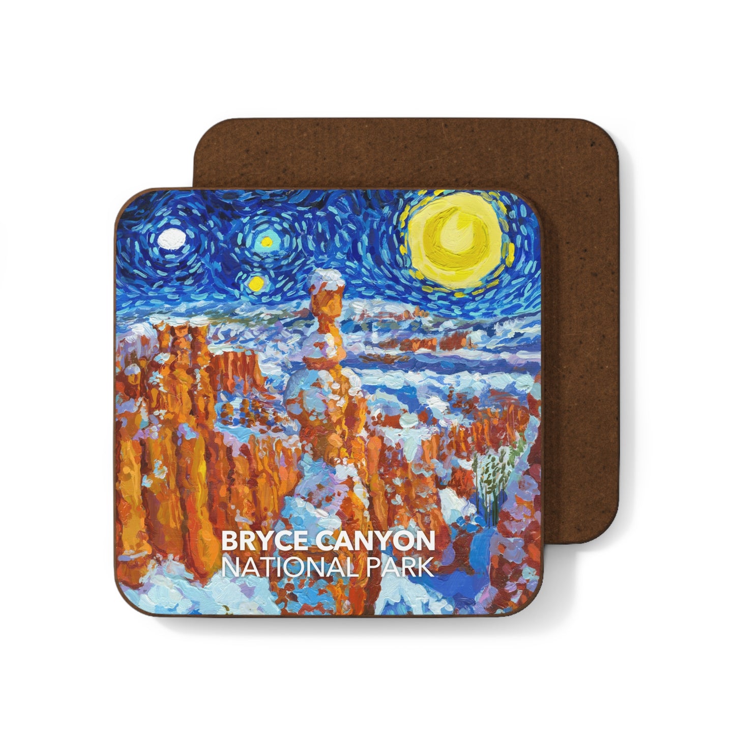 Bryce Canyon National Park Coaster - The Starry Night