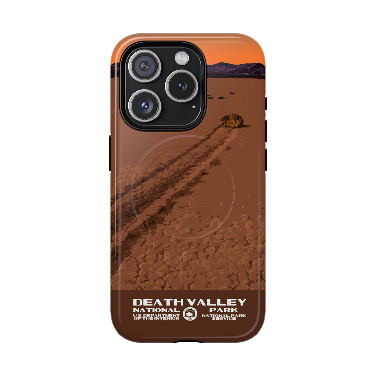 Death Valley National Park iPhone Case with MagSafe - Racetrack Playa