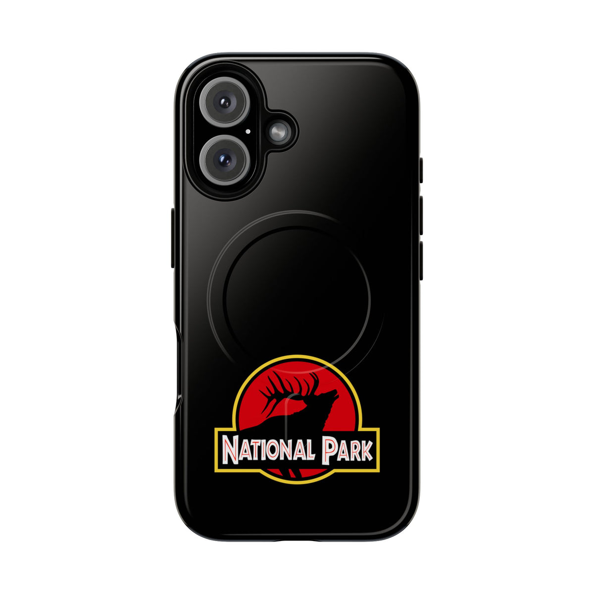 Elk National Park iPhone Case with MagSafe - Parody Logo
