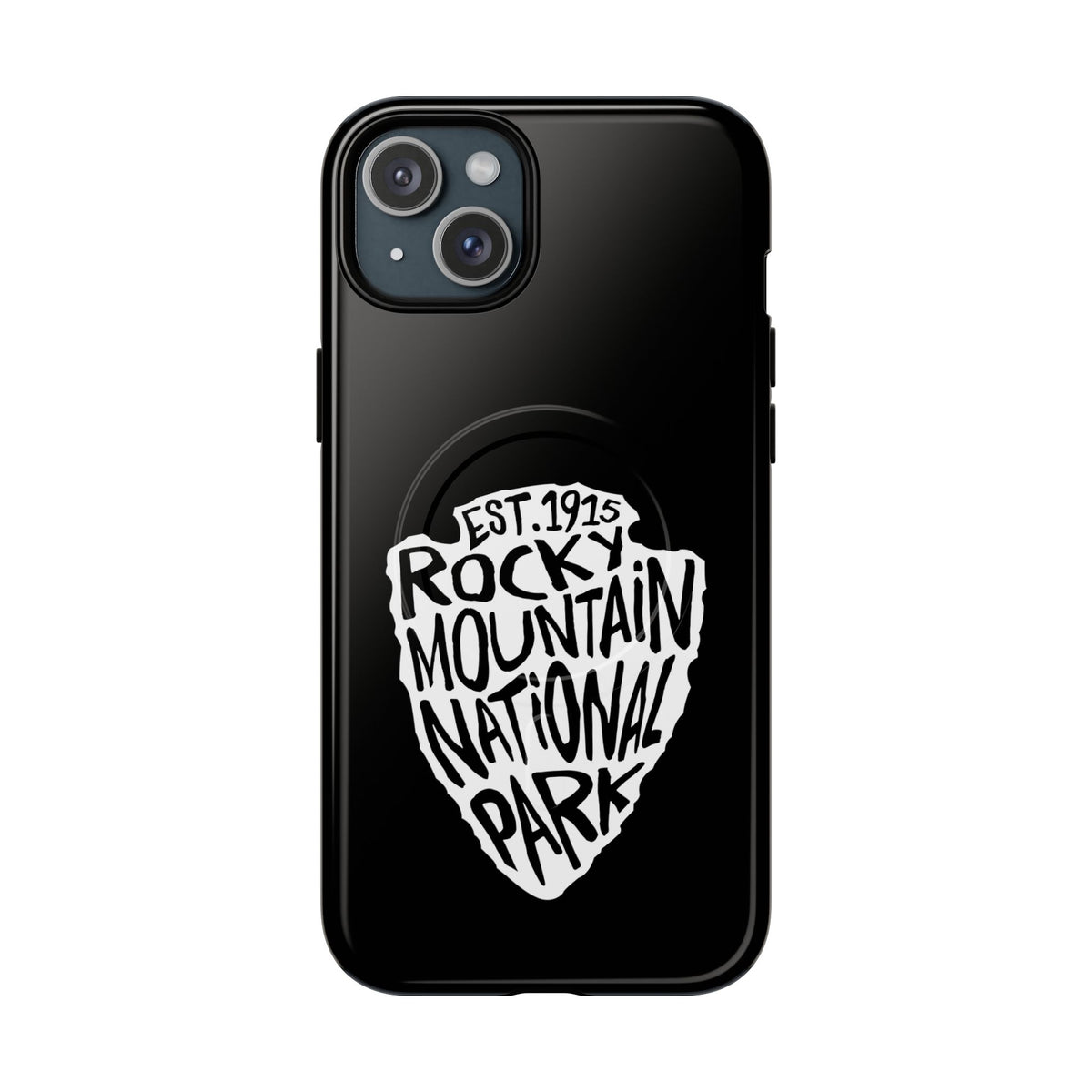 Rocky Mountain National Park iPhone Case with MagSafe - Arrowhead Design
