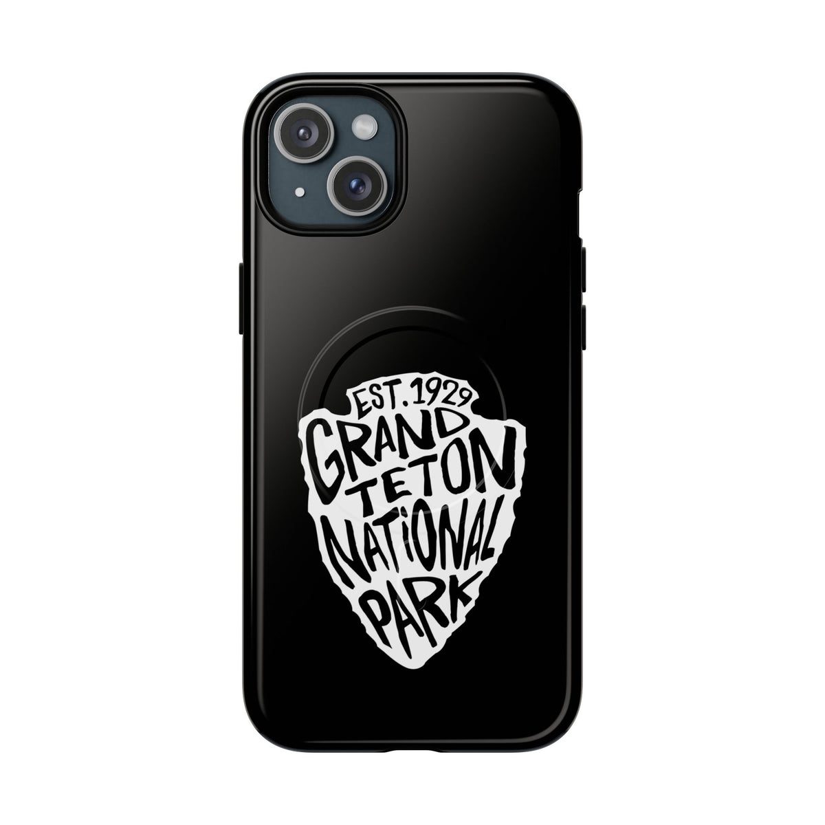 Grand Teton National Park iPhone Case with MagSafe - Arrowhead Design