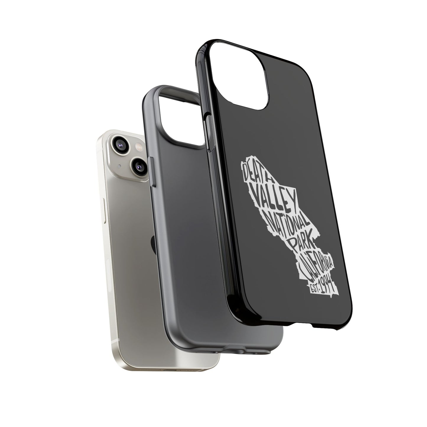 Death Valley National Park Phone Case - Map Design