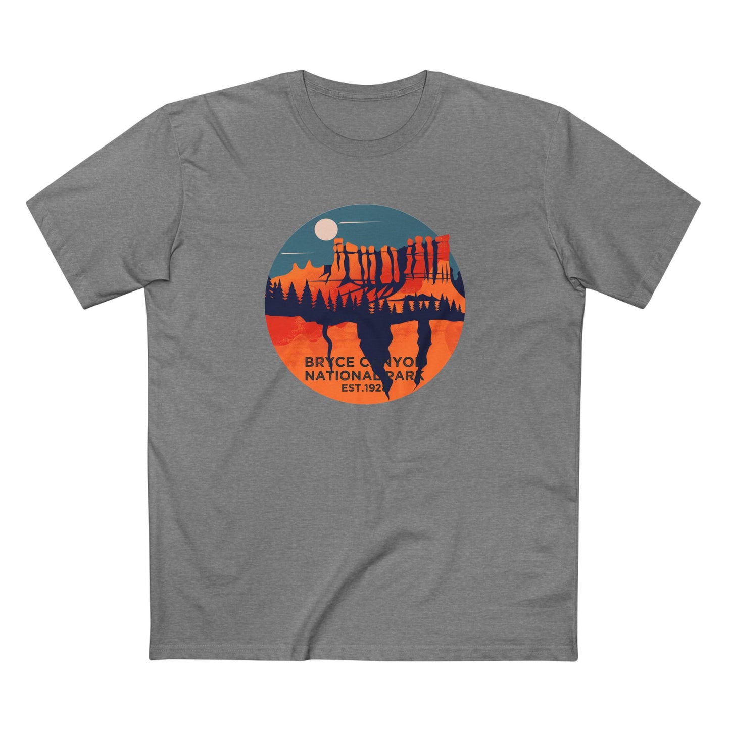 Bryce Canyon National Park T-Shirt - High Hoodoos in Athletic Heather