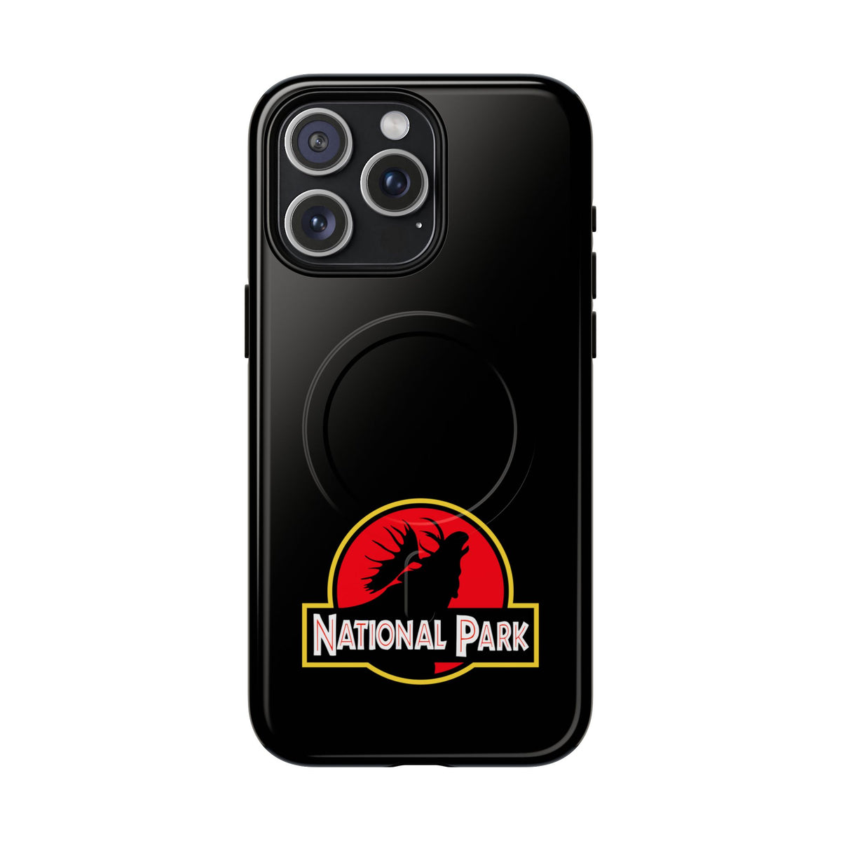 Moose National Park iPhone Case with MagSafe - Parody Logo