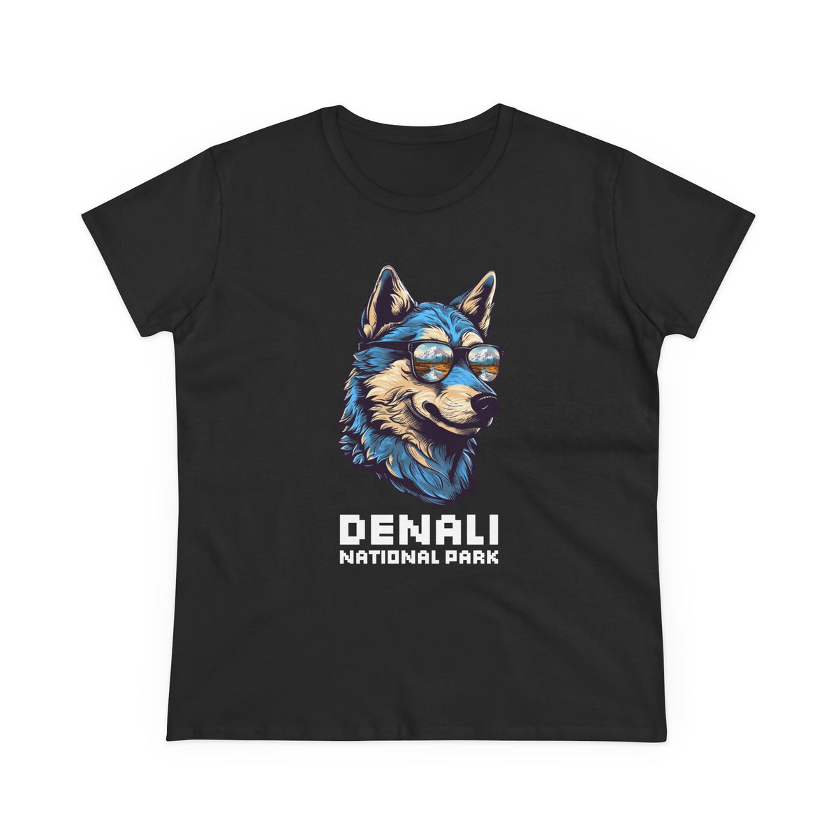 Denali National Park Women's T-Shirt - Cool Wolf