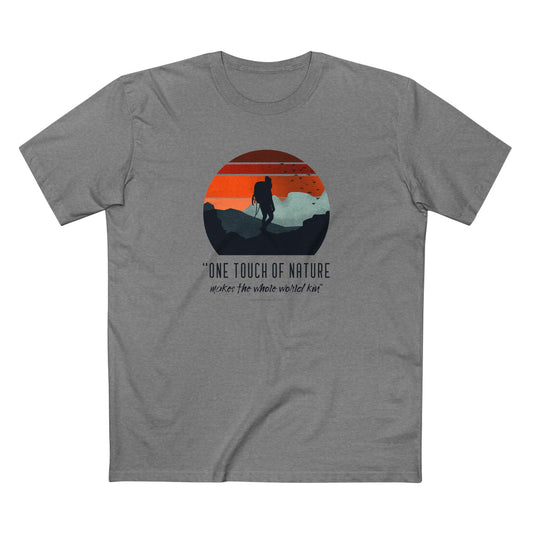 One Touch of Nature Makes the Whole World Kin T-Shirt in Athletic Heather