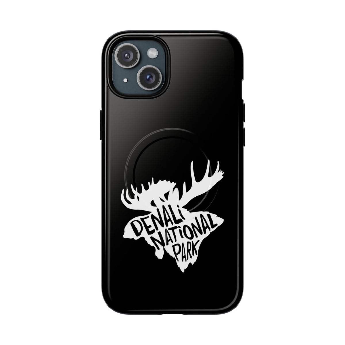 Denali National Park iPhone Case with MagSafe - Moose Design
