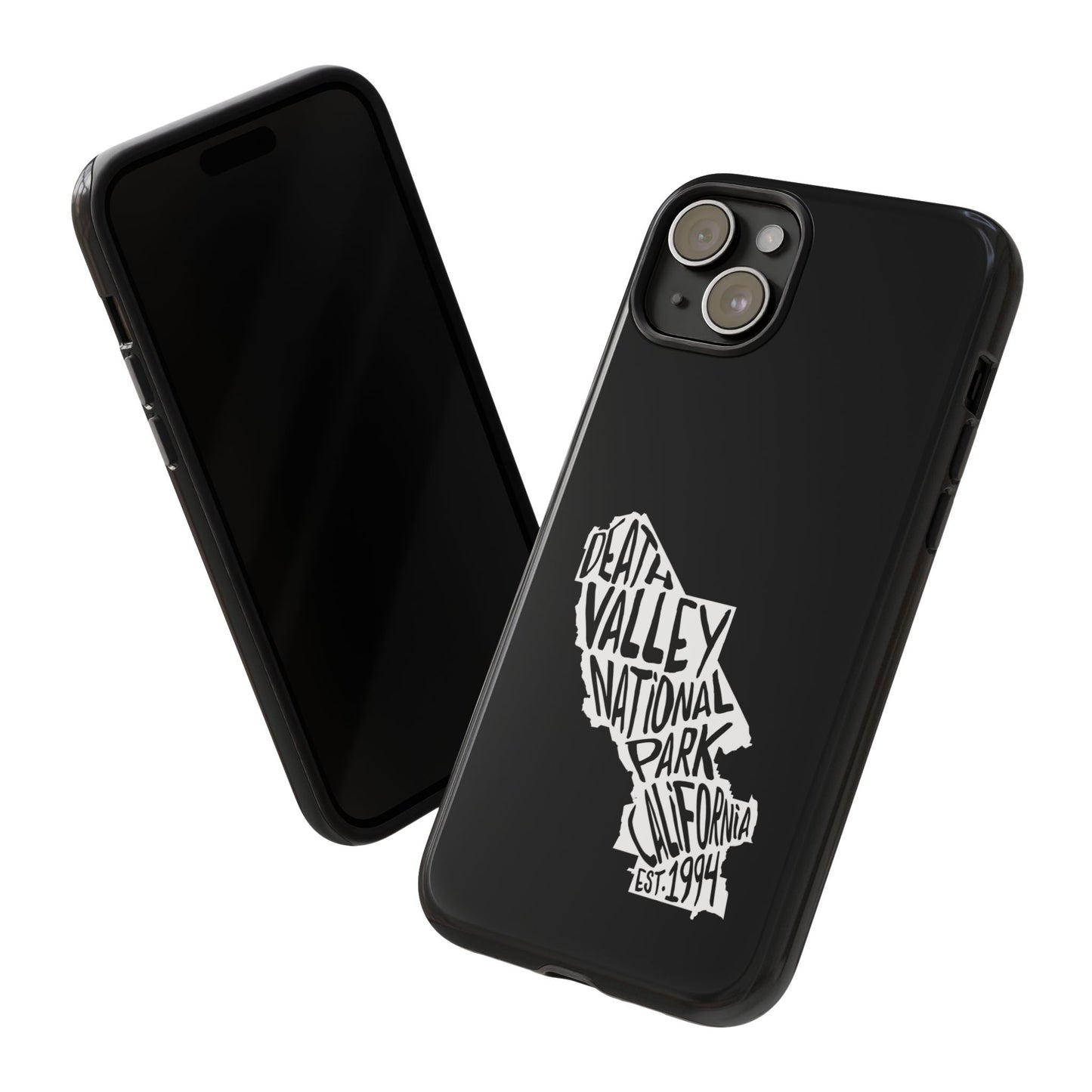 Death Valley National Park Phone Case - Map Design