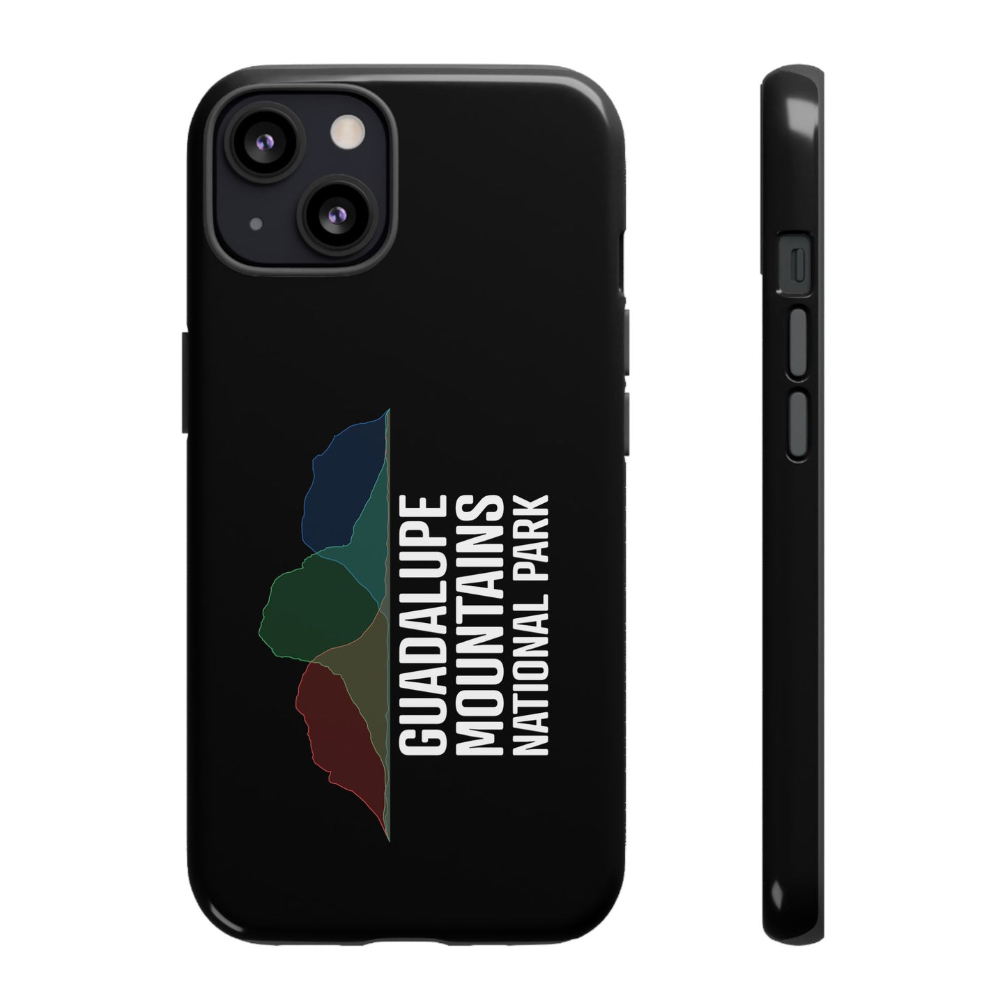 Guadalupe Mountains National Park Phone Case - Histogram Design