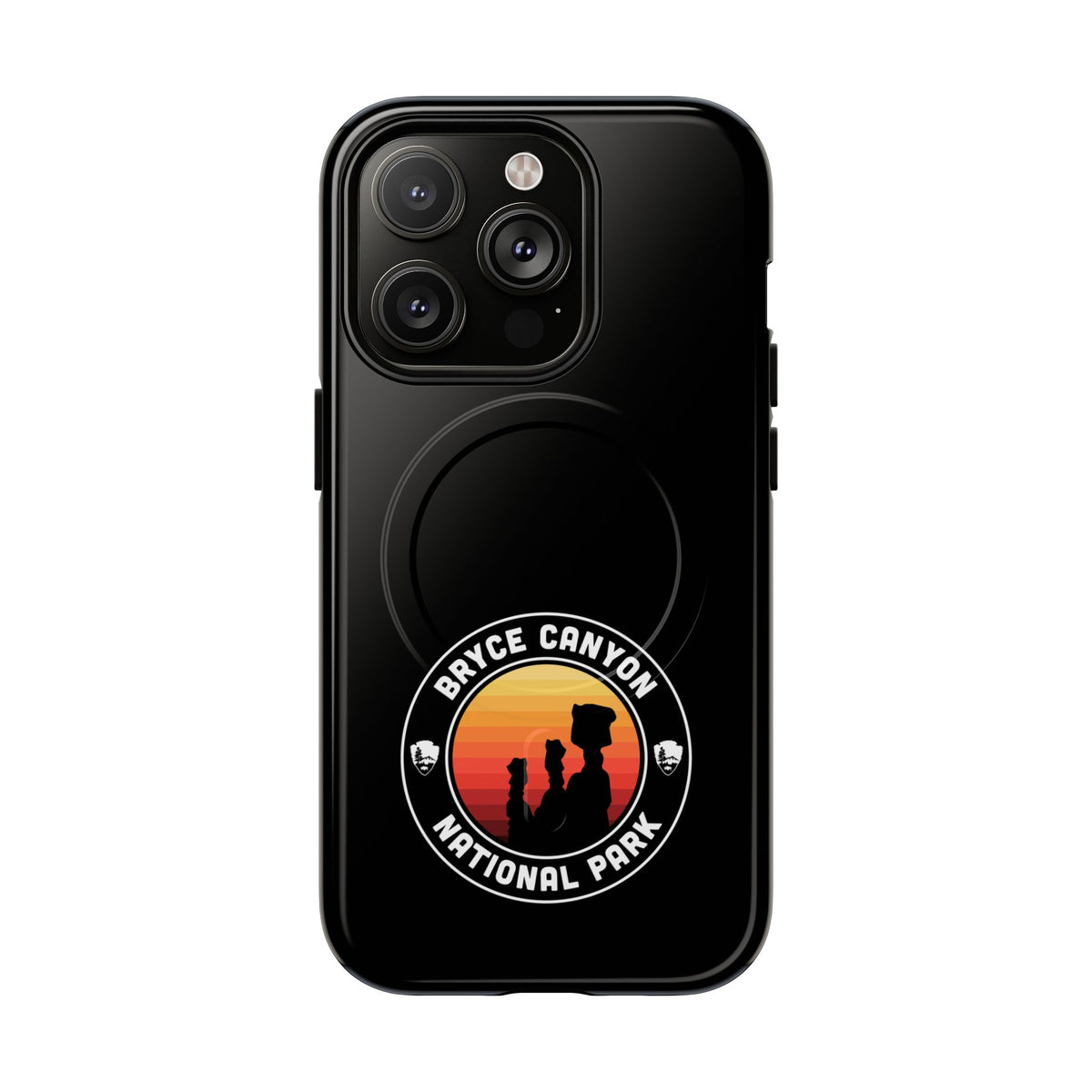 Bryce Canyon National Park iPhone Case with MagSafe - Round Emblem Design