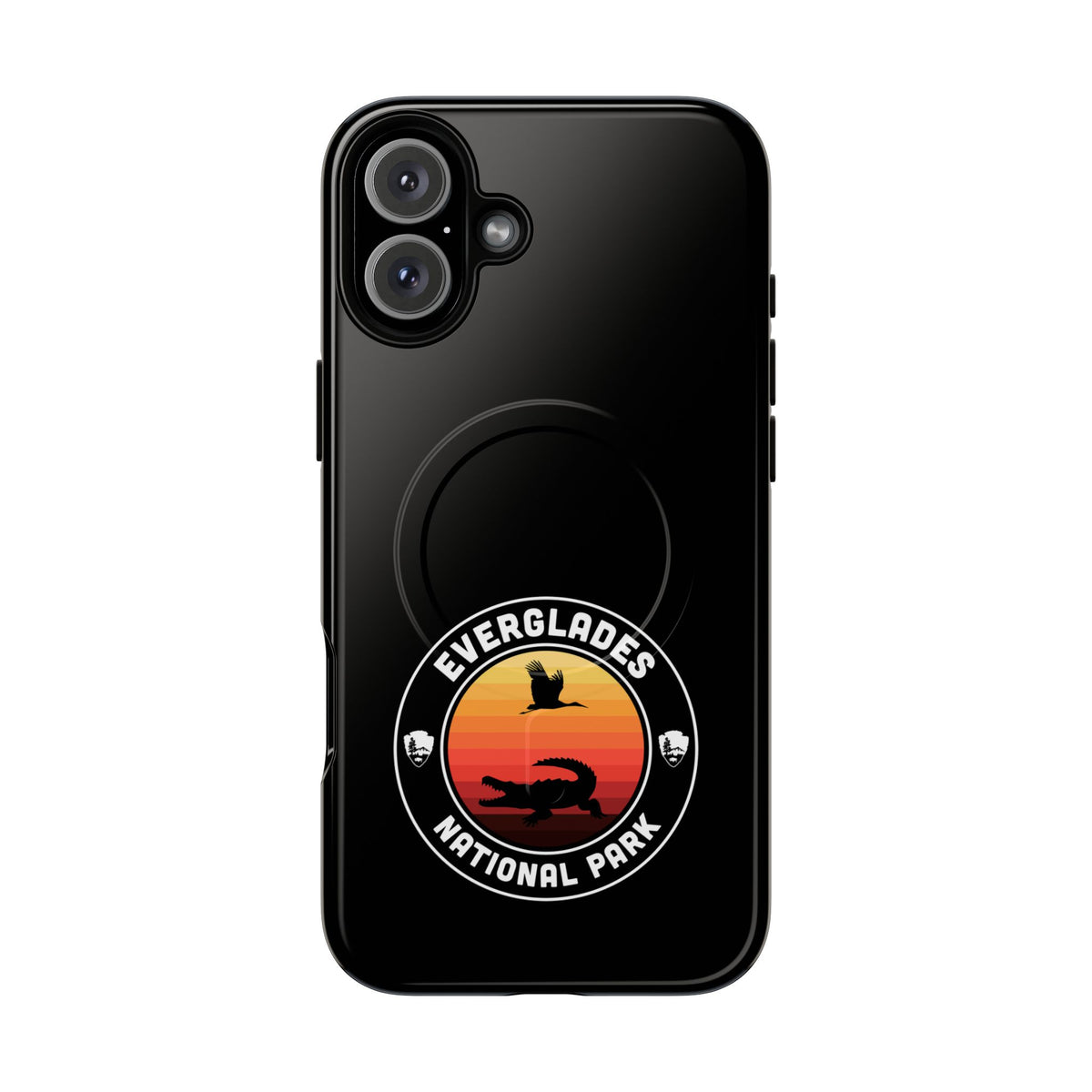 Everglades National Park iPhone Case with MagSafe - Round Emblem Design