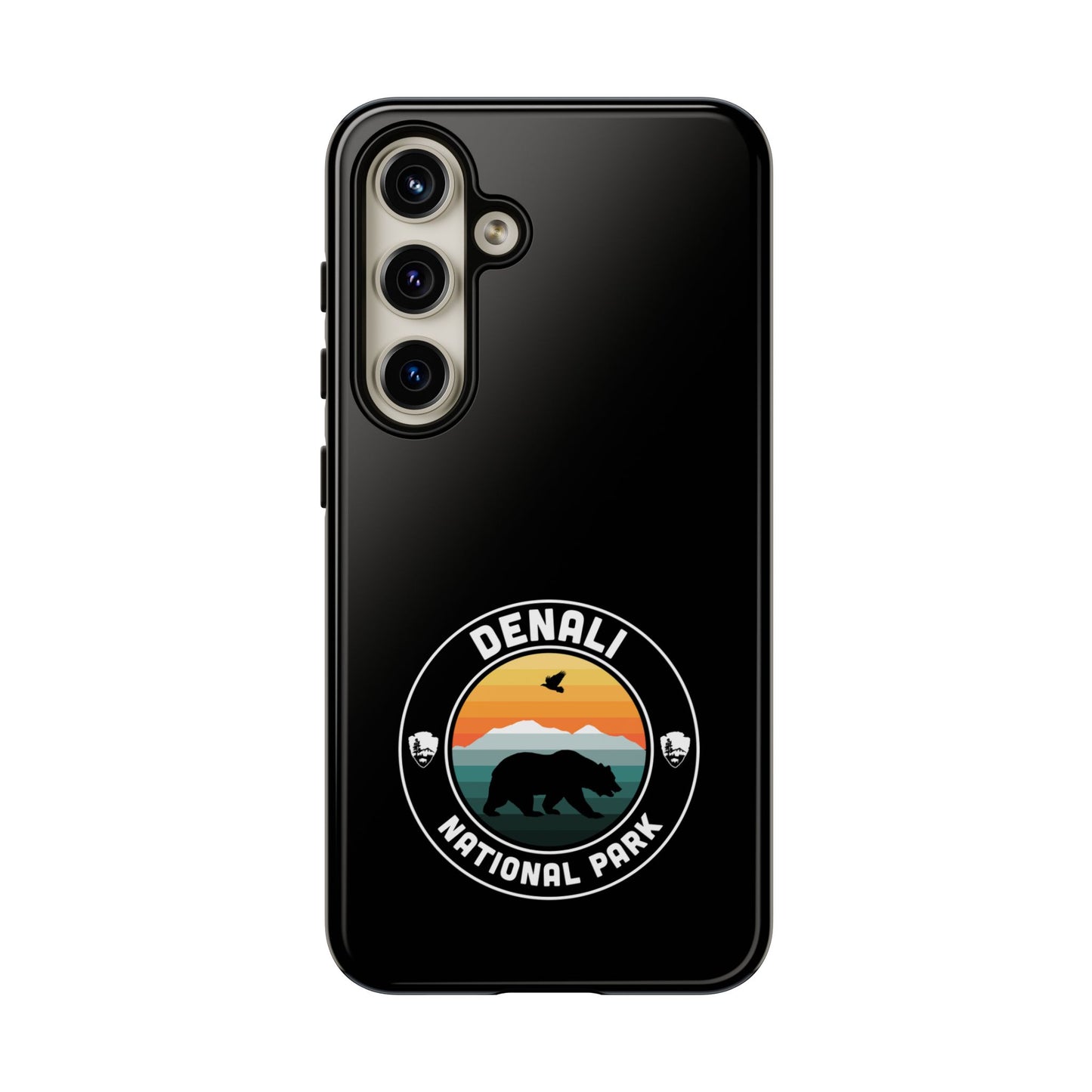 Denali National Park Phone Case - Round Emblem Design