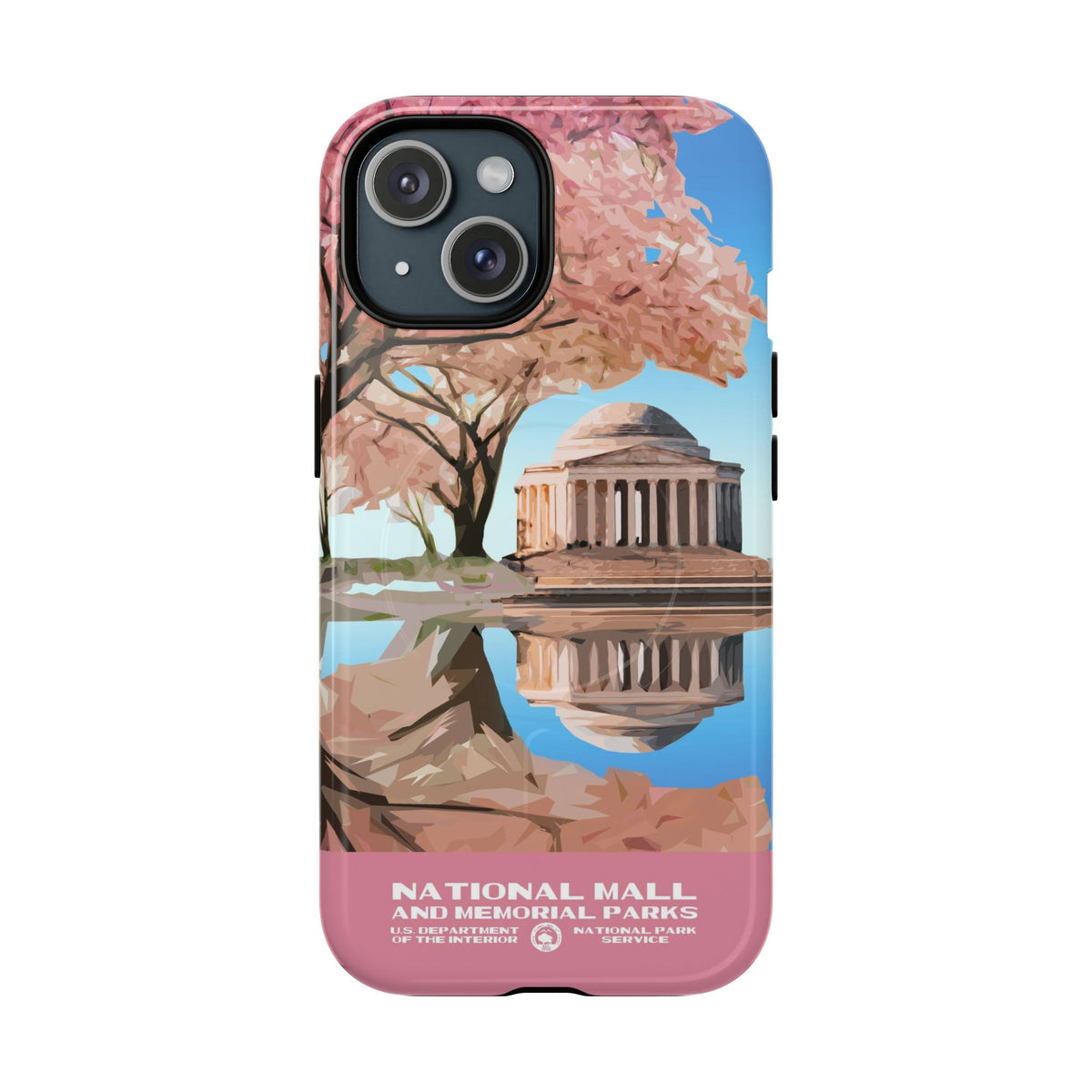 National Mall Washington DC iPhone Case with MagSafe - WPA Design