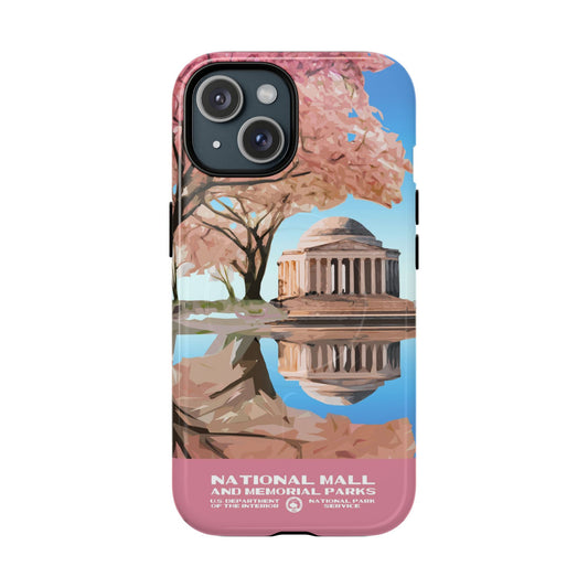 National Mall Washington DC iPhone Case with MagSafe - WPA Design