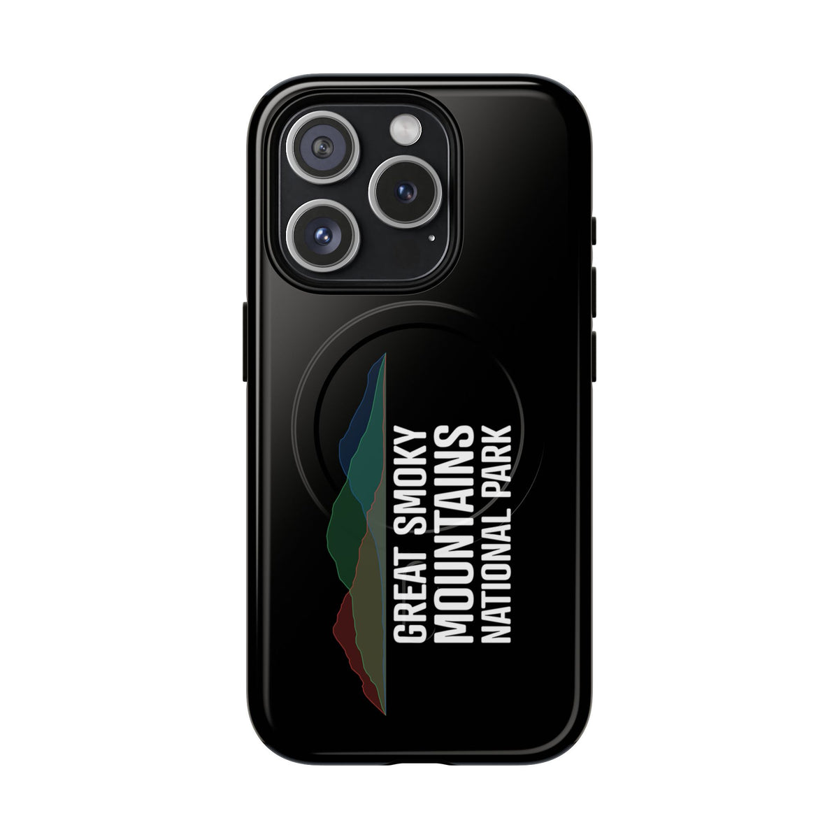 Great Smoky Mountains National Park iPhone Case with MagSafe - Histogram Design