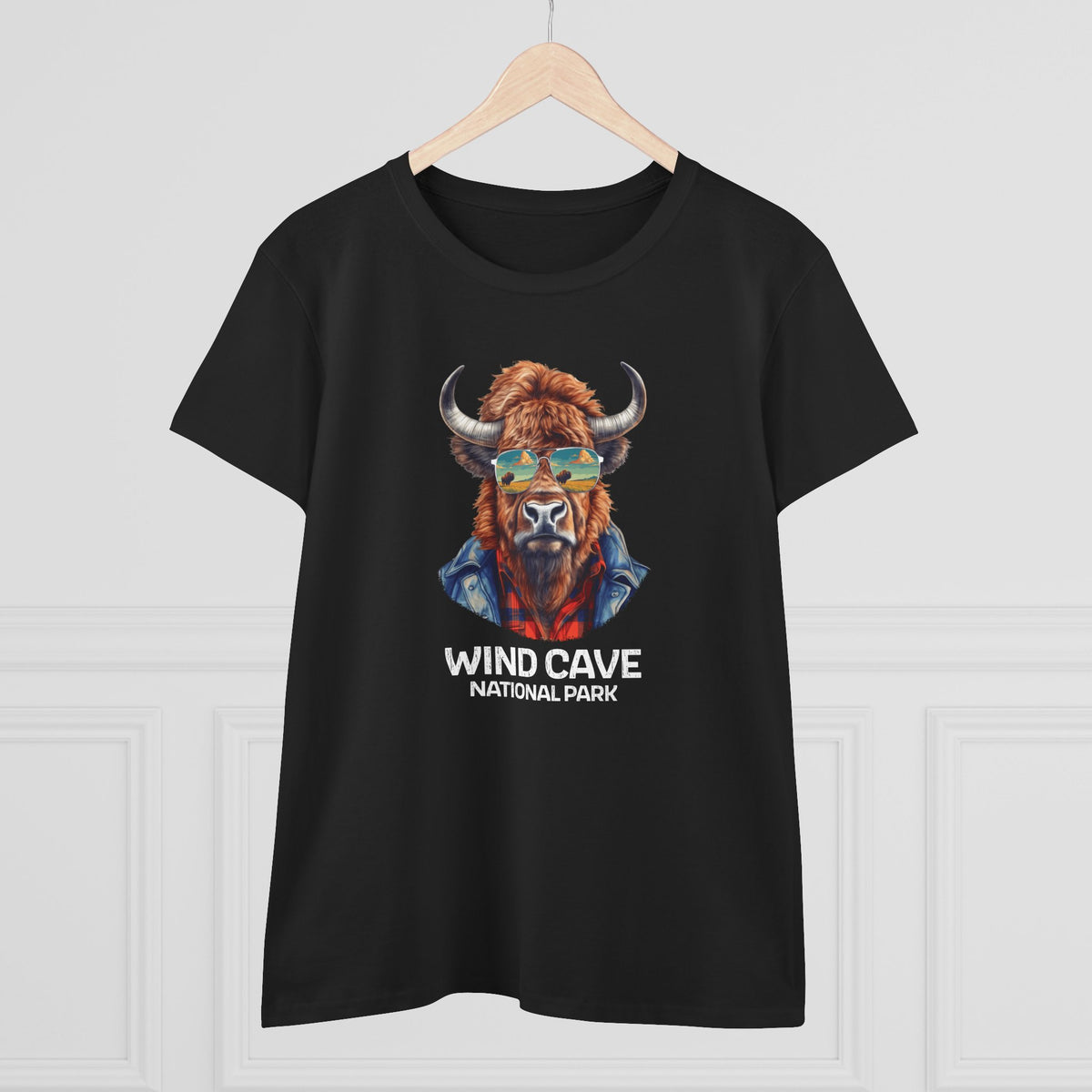 Wind Cave National Park Women's T-Shirt - Cool Bison