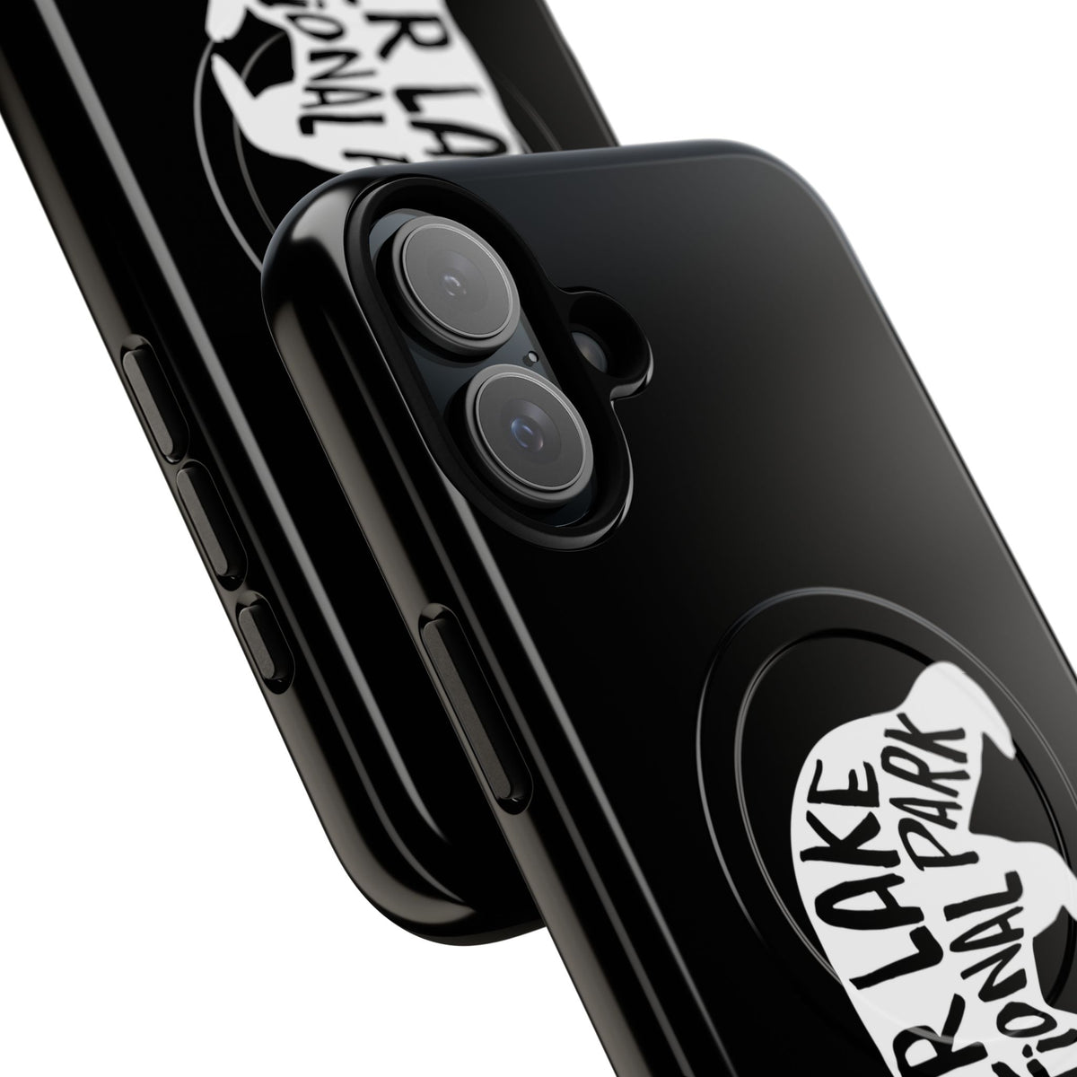 Crater Lake National Park iPhone Case with MagSafe - Black Bear Design