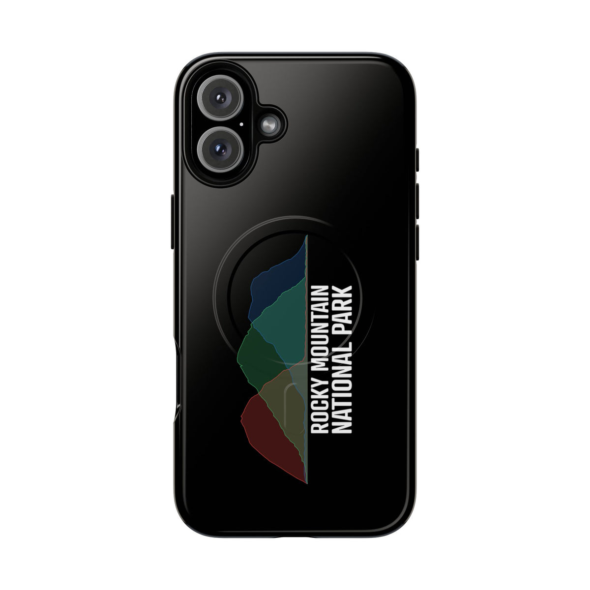 Rocky Mountain National Park iPhone Case with MagSafe - Histogram Design