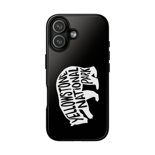 Yellowstone National Park Phone Case - Grizzly Bear Design