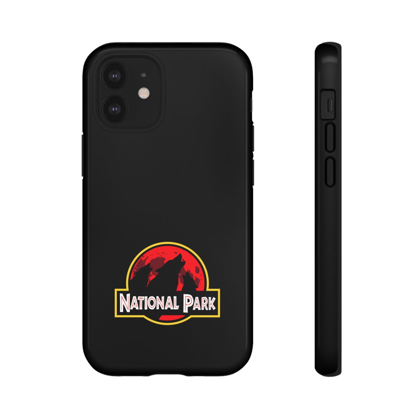 3 Wolf National Park iPhone Case - Parody Logo
