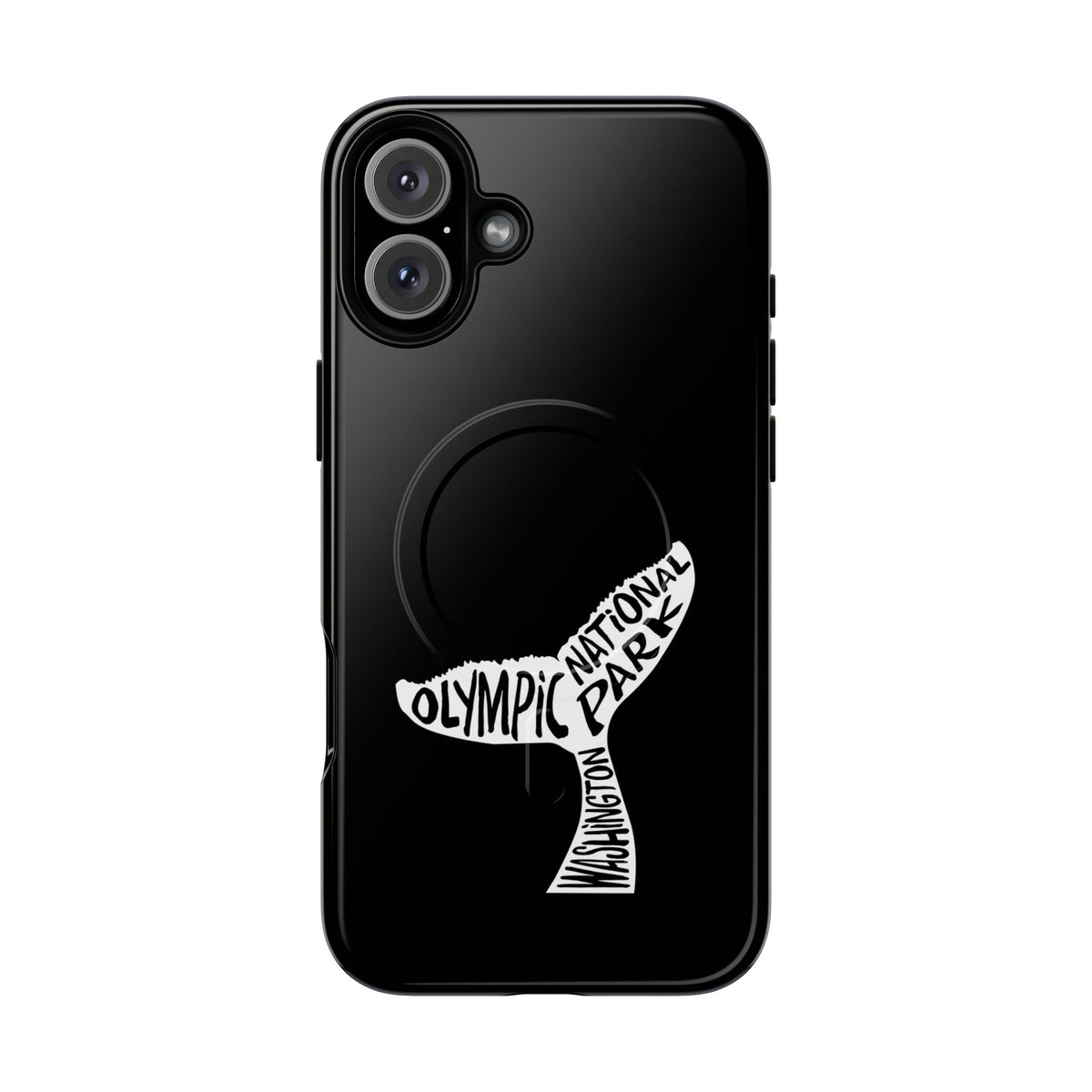 Olympic National Park iPhone Case with MagSafe - Humpback Whale Tail Design