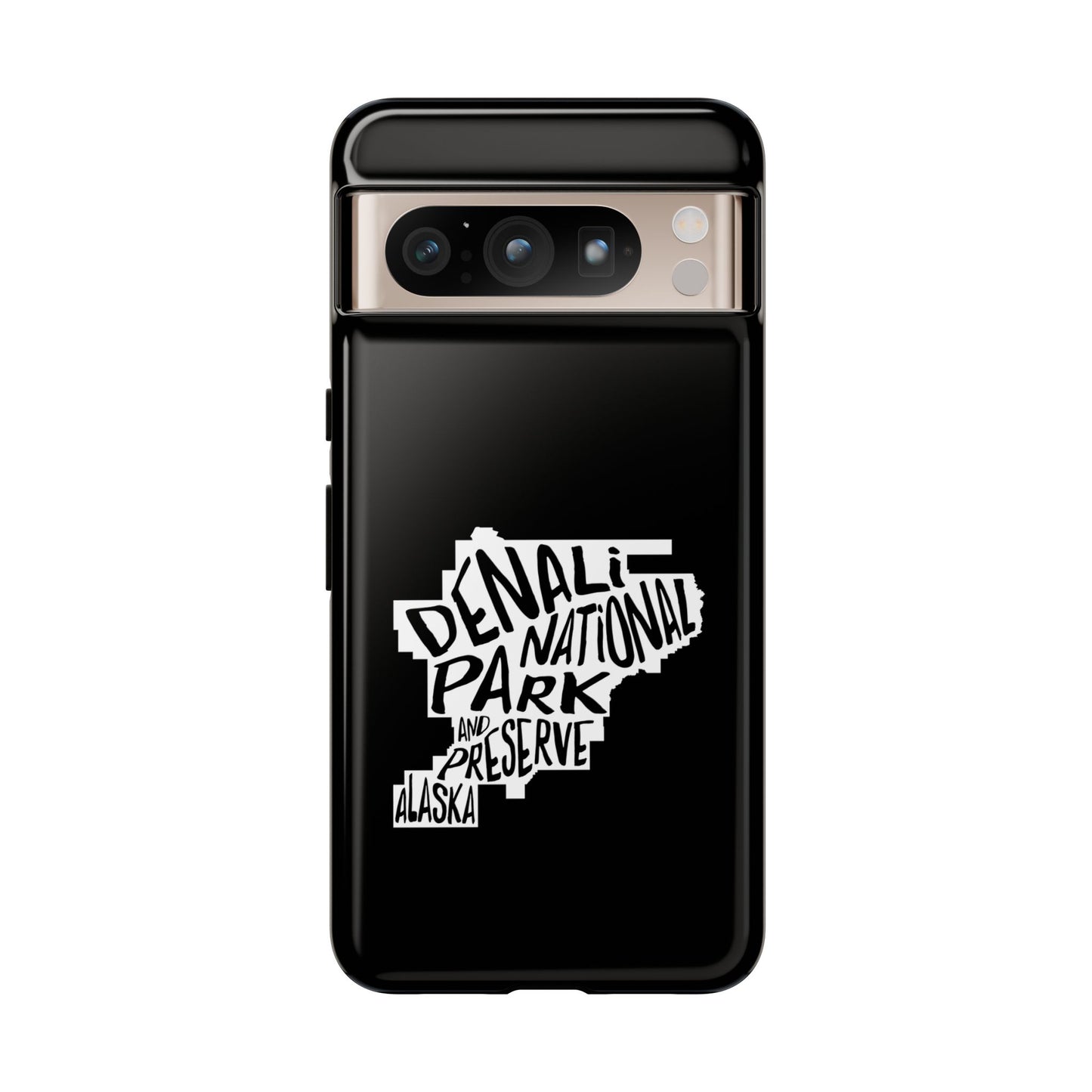 Denali National Park Phone Case - Map Design