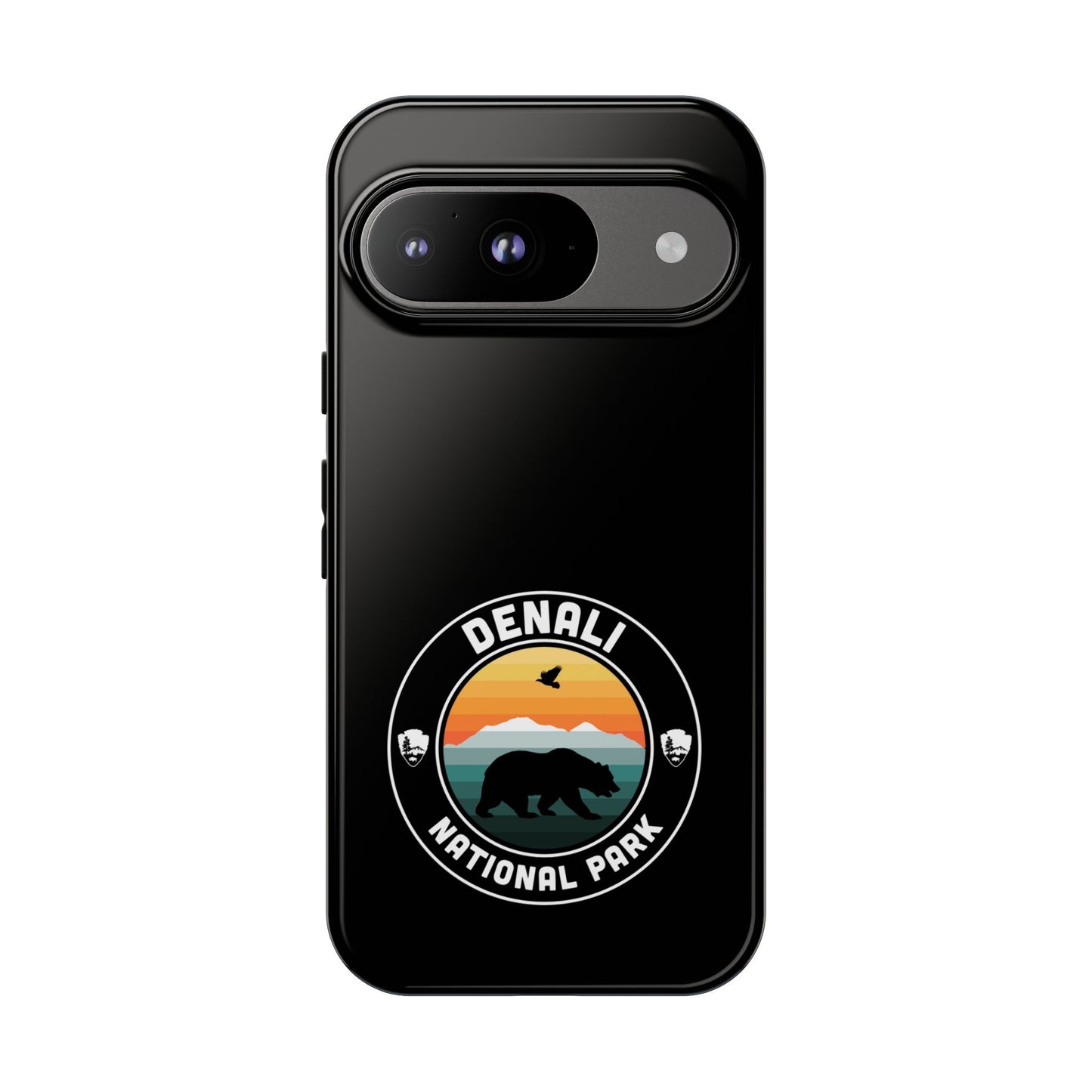 Denali National Park Phone Case - Round Emblem Design