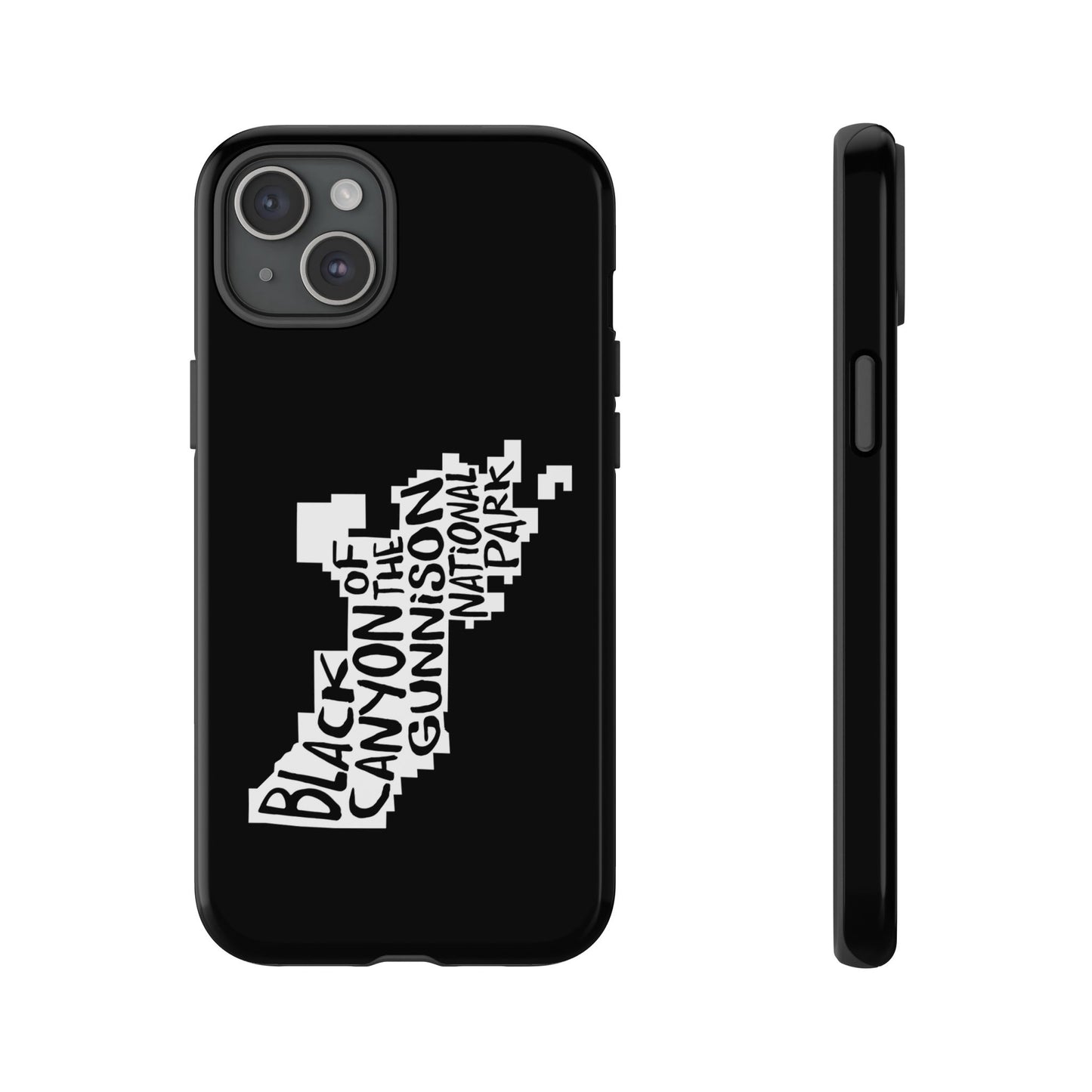 Black Canyon of the Gunnison National Park Phone Case - Map Design