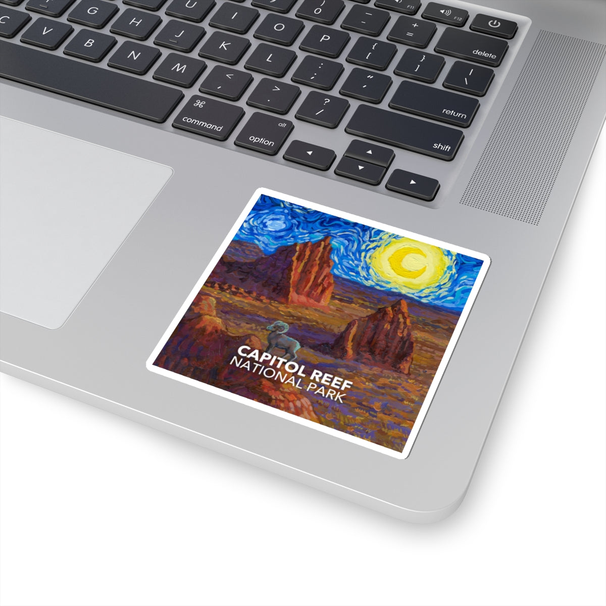 Capitol Reef National Park Sticker - The Starry Night