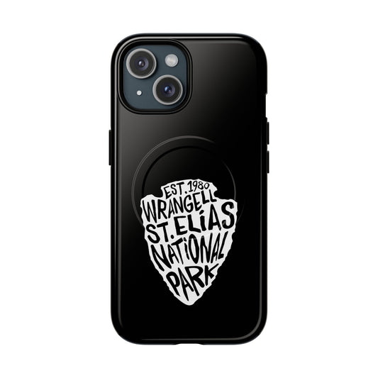 Wrangell St Elias National Park iPhone Case with MagSafe - Arrowhead Design
