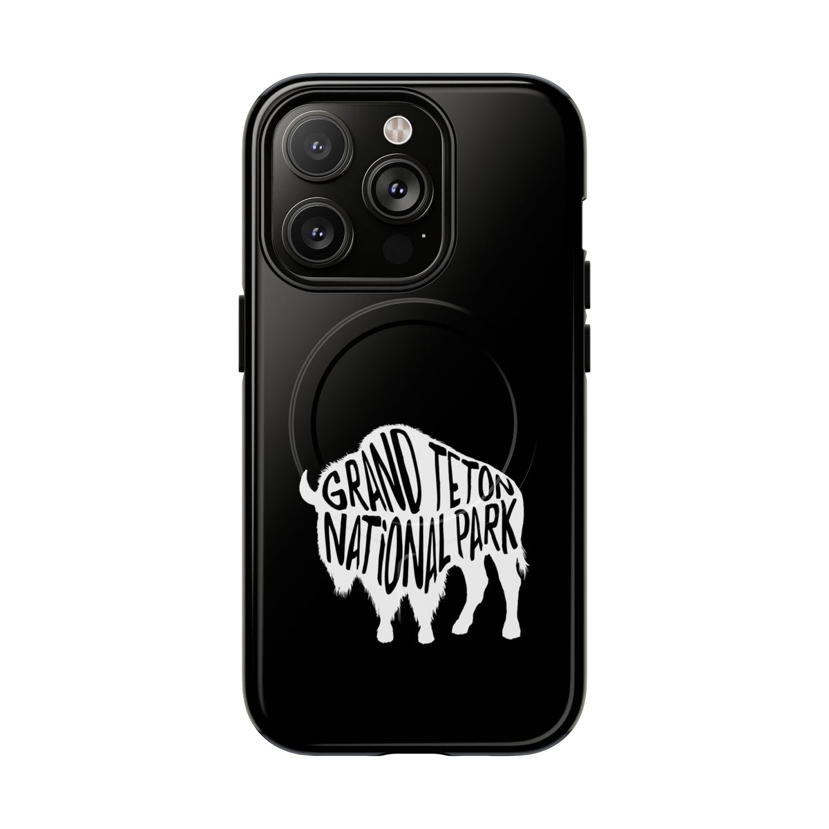 Grand Teton National Park iPhone Case with MagSafe - Bison Design