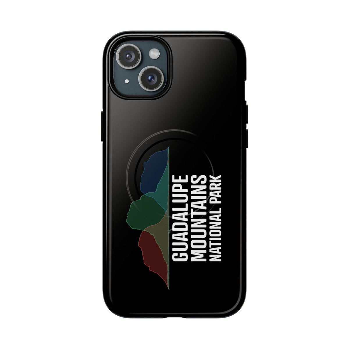 Guadalupe Mountains National Park iPhone Case with MagSafe - Histogram Design