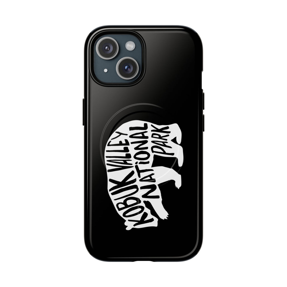 Kobuk Valley National Park iPhone Case with MagSafe - Grizzly Bear Design