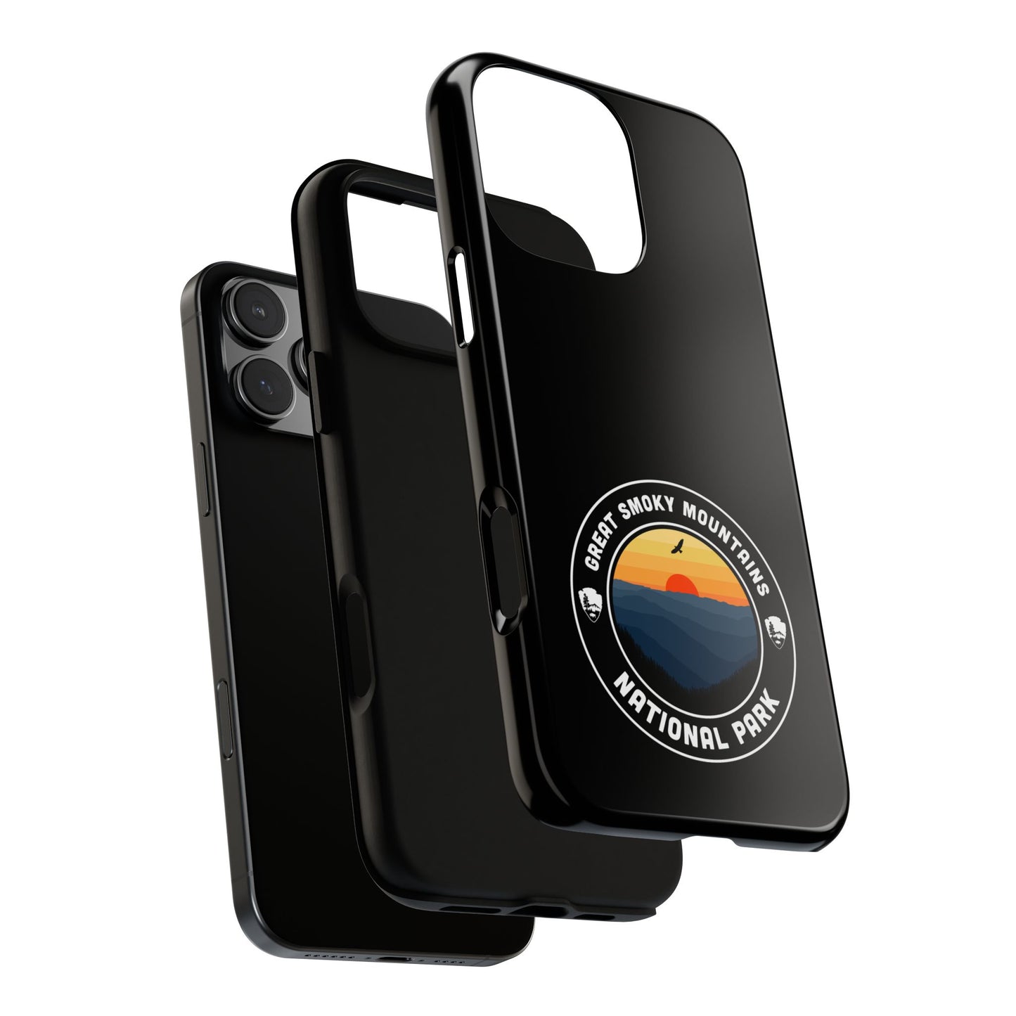 Great Smoky Mountains National Park Phone Case - Round Emblem Design