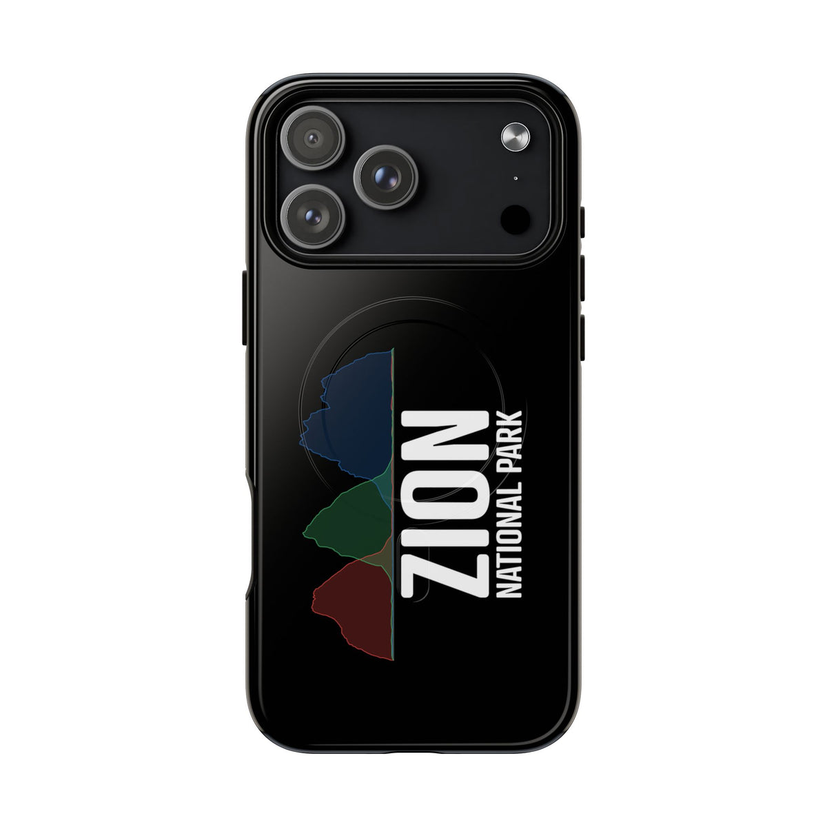 Zion National Park iPhone Case with MagSafe - Histogram Design