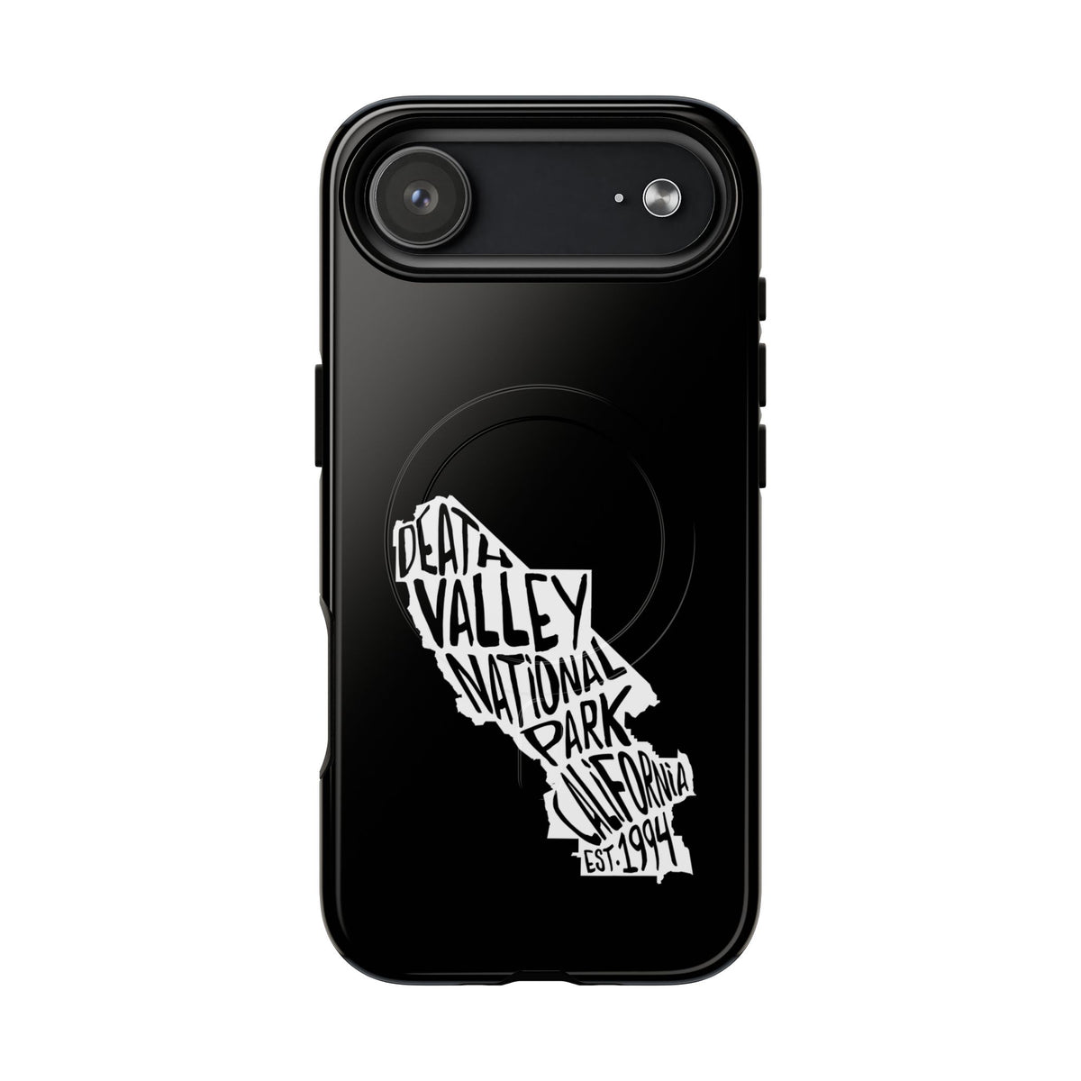 Death Valley National Park iPhone Case with MagSafe - Map Design