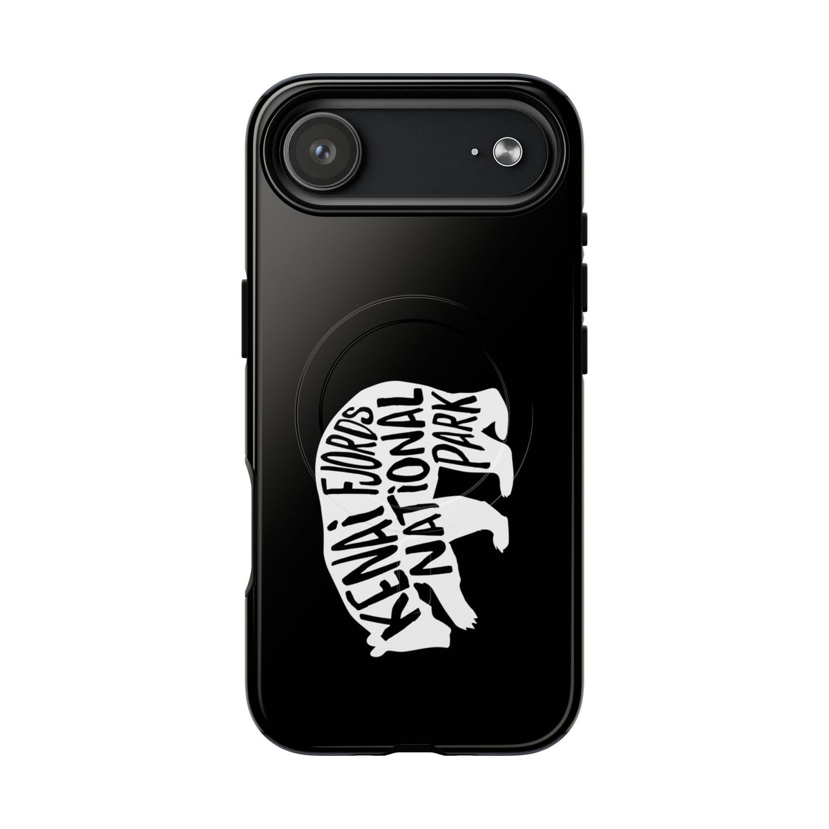 Kenai Fjords National Park iPhone Case with MagSafe - Grizzly Bear Design