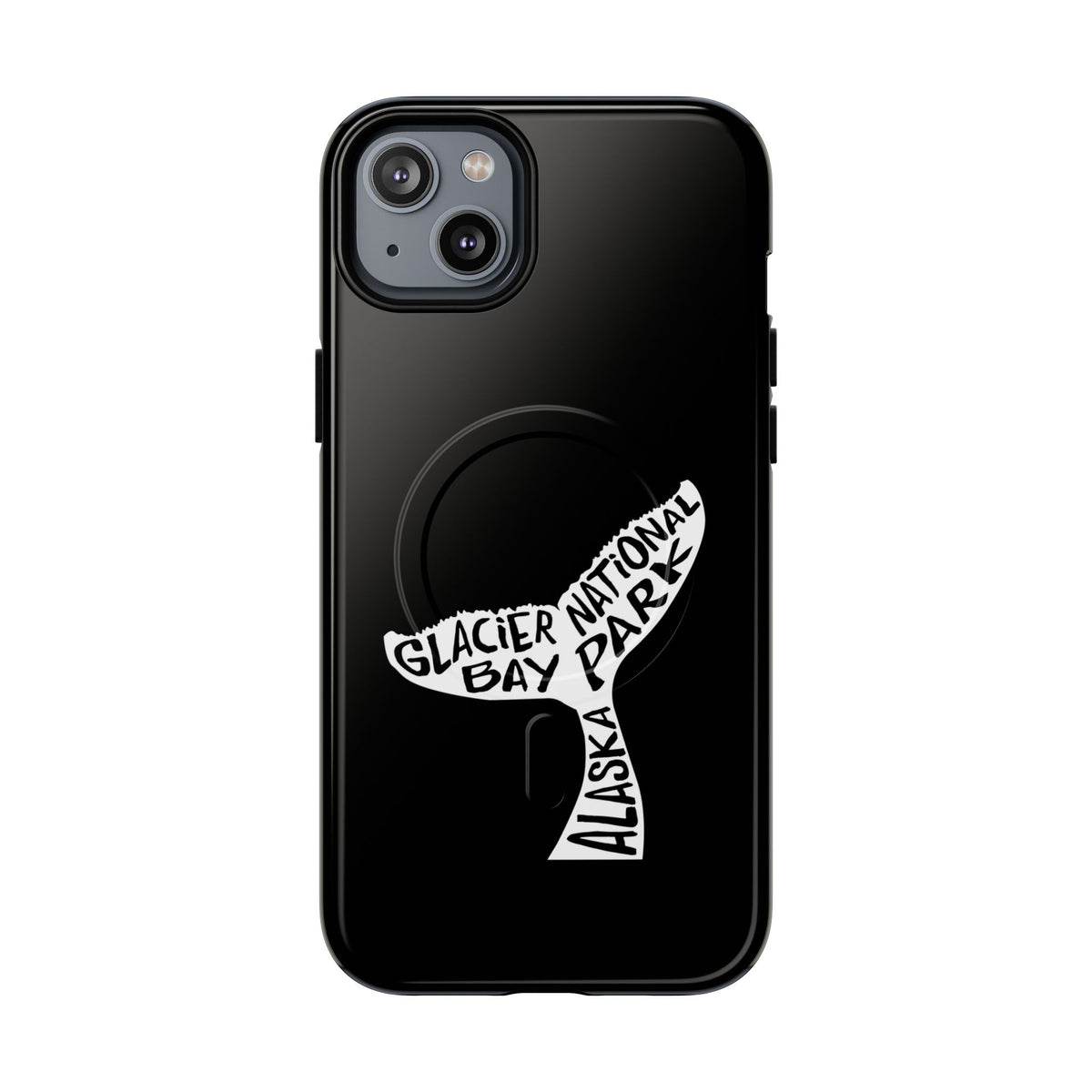 Glacier Bay National Park iPhone Case with MagSafe - Humpback Whale Tail Design