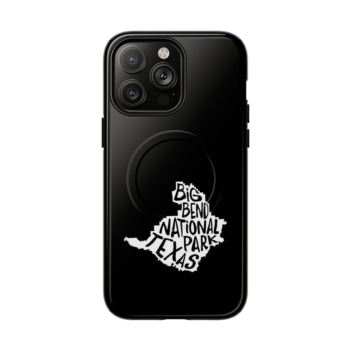 Big Bend National Park iPhone Case with MagSafe - Map Design