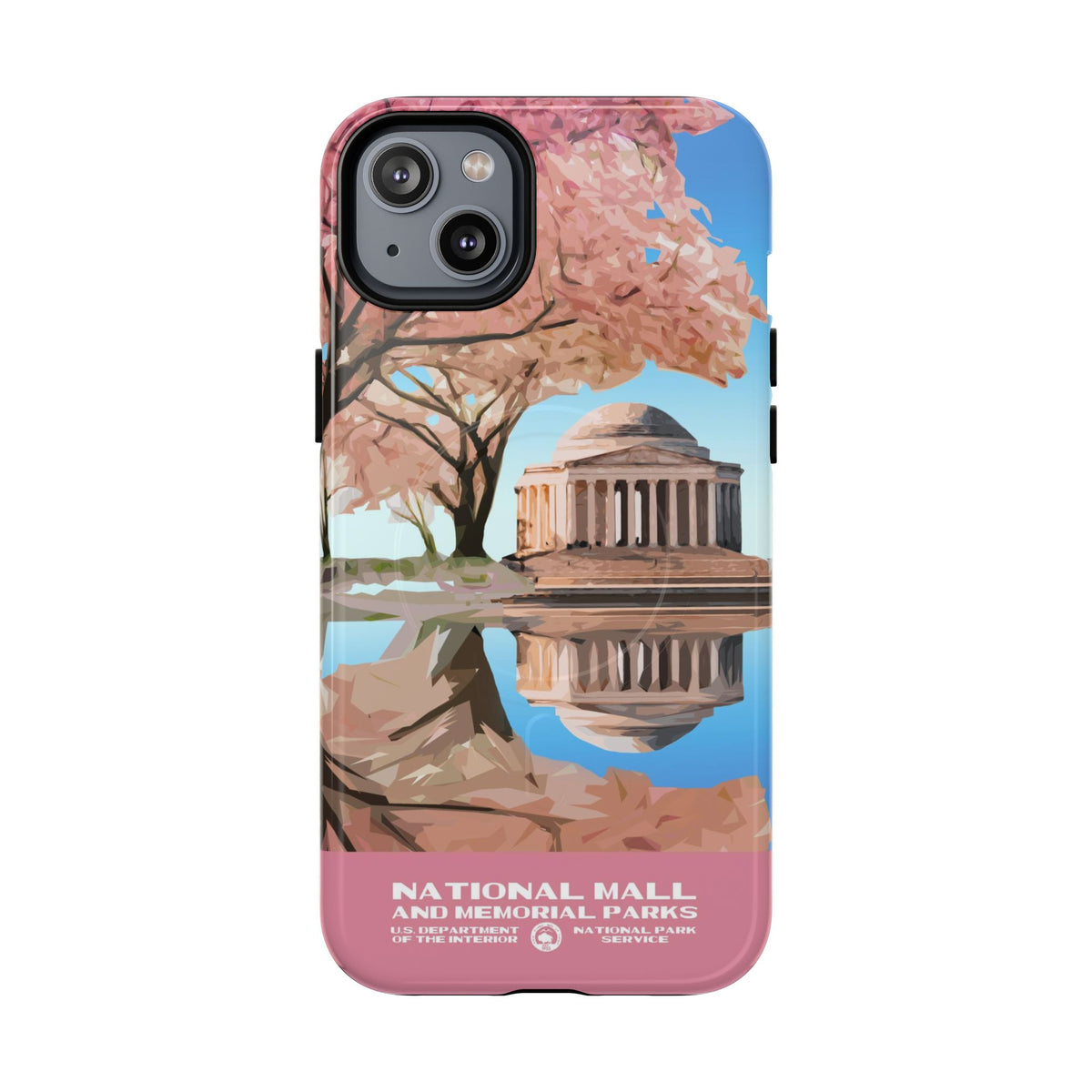 National Mall Washington DC iPhone Case with MagSafe - WPA Design