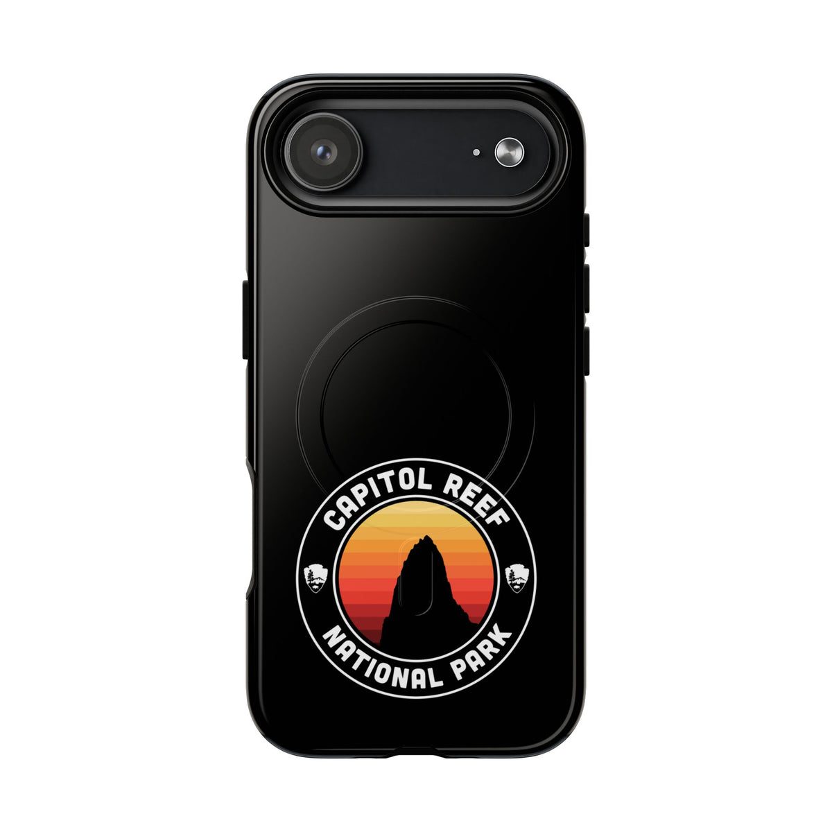 Capitol Reef National Park iPhone Case with MagSafe - Round Emblem Design